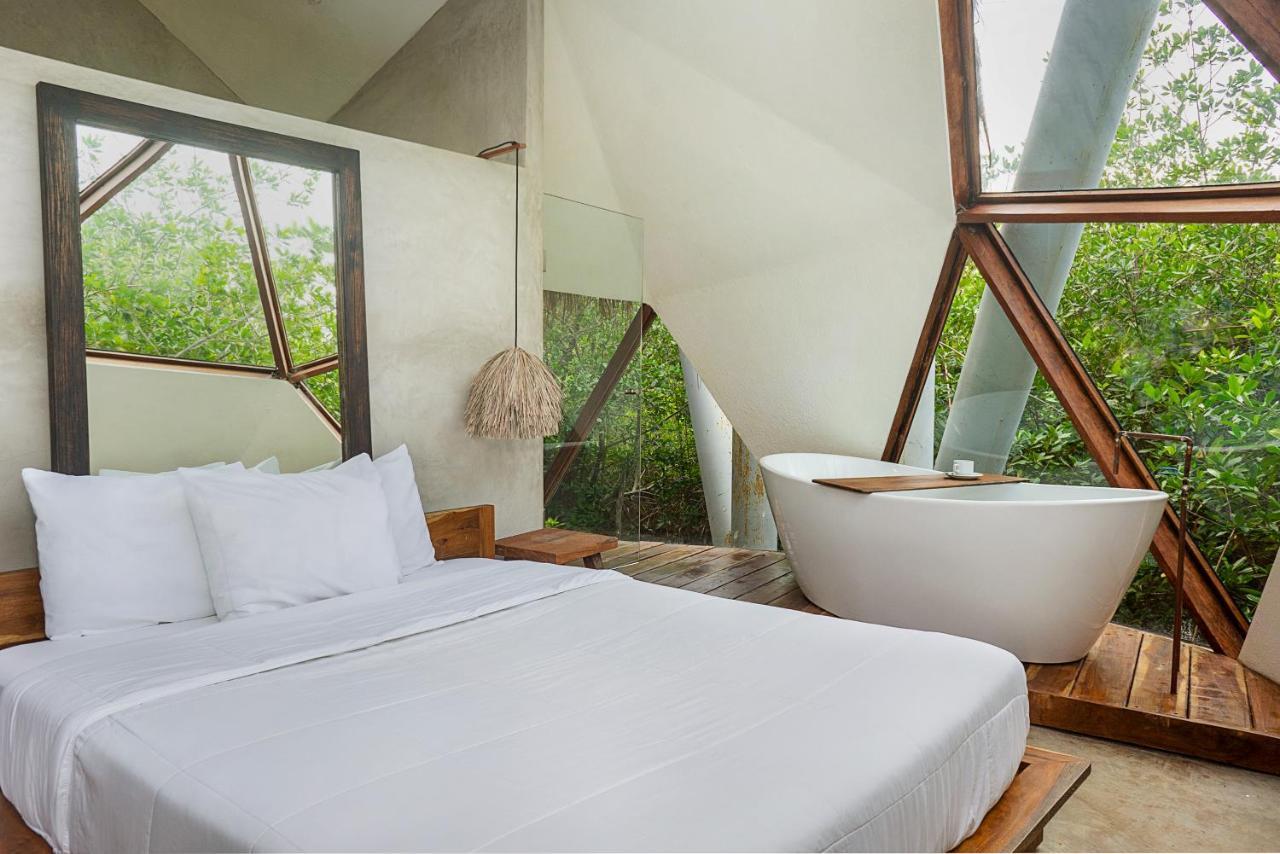 Mamasan Treehouses & Cabins Tulum Exteriér fotografie