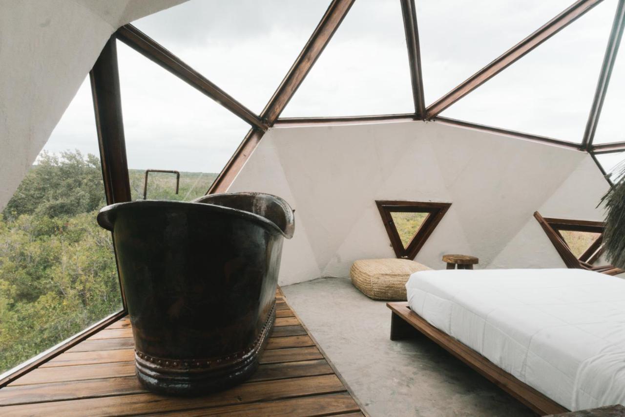 Mamasan Treehouses & Cabins Tulum Exteriér fotografie
